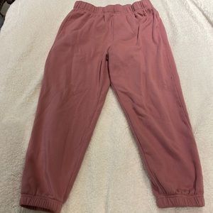 NWOT pac sun sweatpants light pink size m